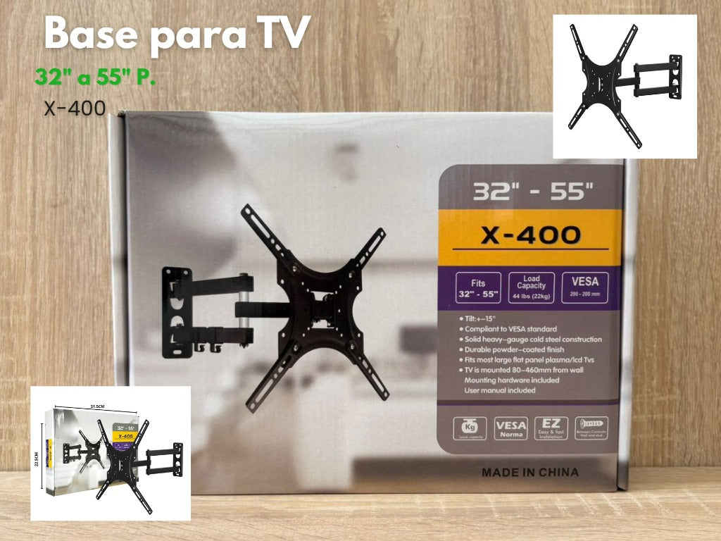 BASE TV De 32" a 55 pulgadas 