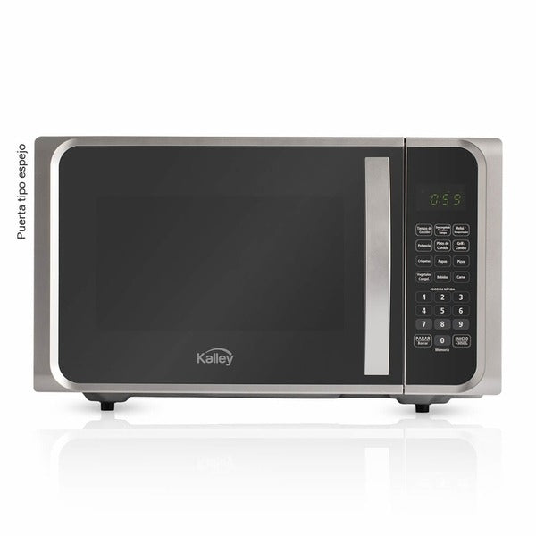 Microondas Kalley K-MW09G de 25 L y 800W con función dorador (grill) para gratinar tus comidas fácilmente.