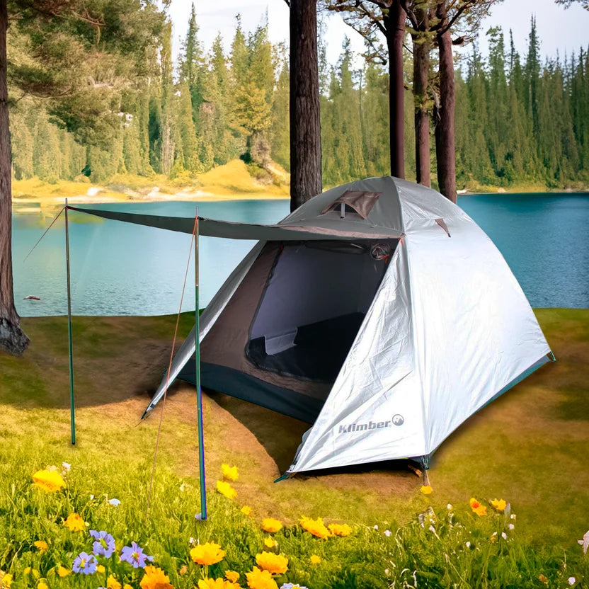 Carpa Para Camping 5 Personas Adventure Klimber Gris