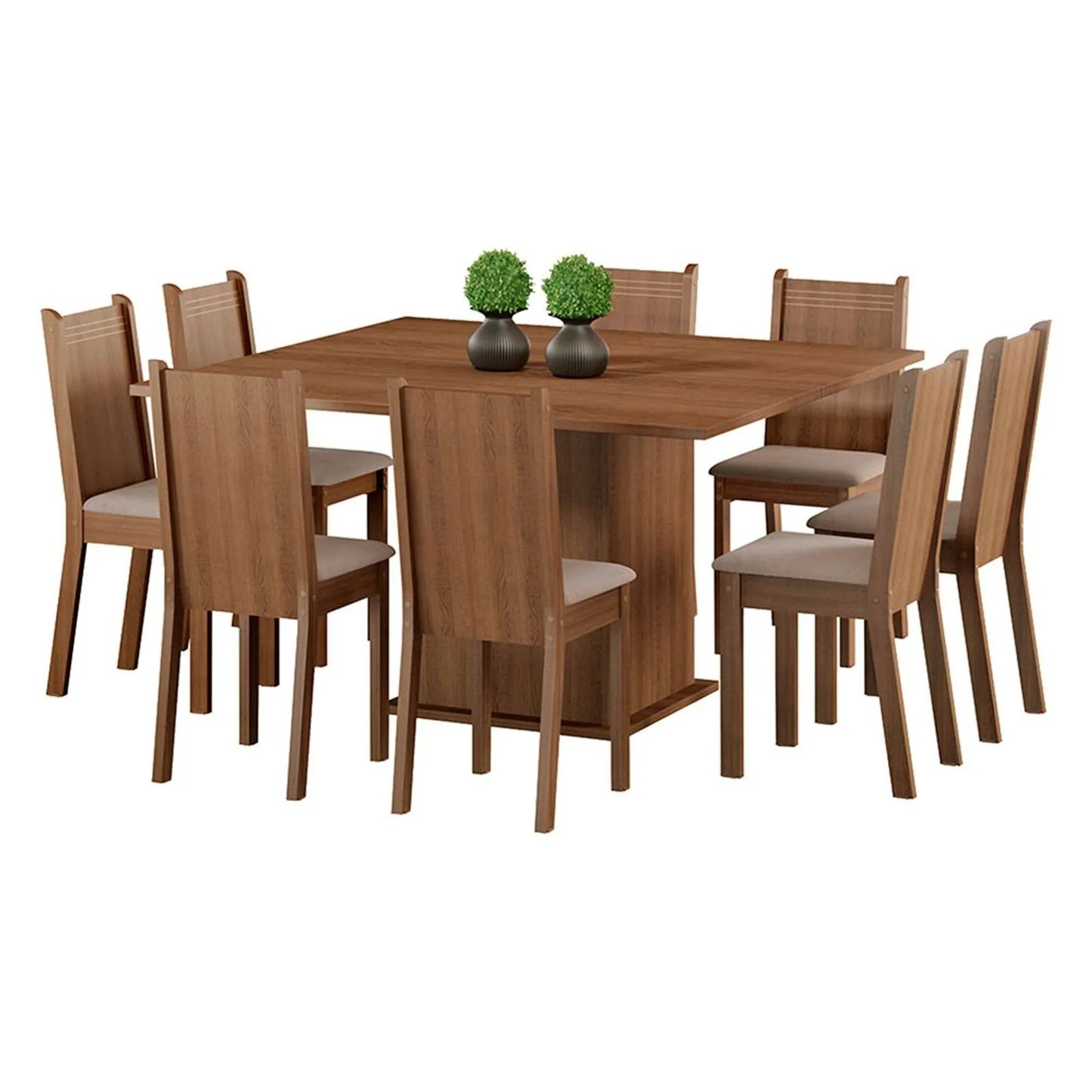 Comedor 8 Sillas Clarice M+Design 🍴 Elegancia y amplitud para tu hogar.