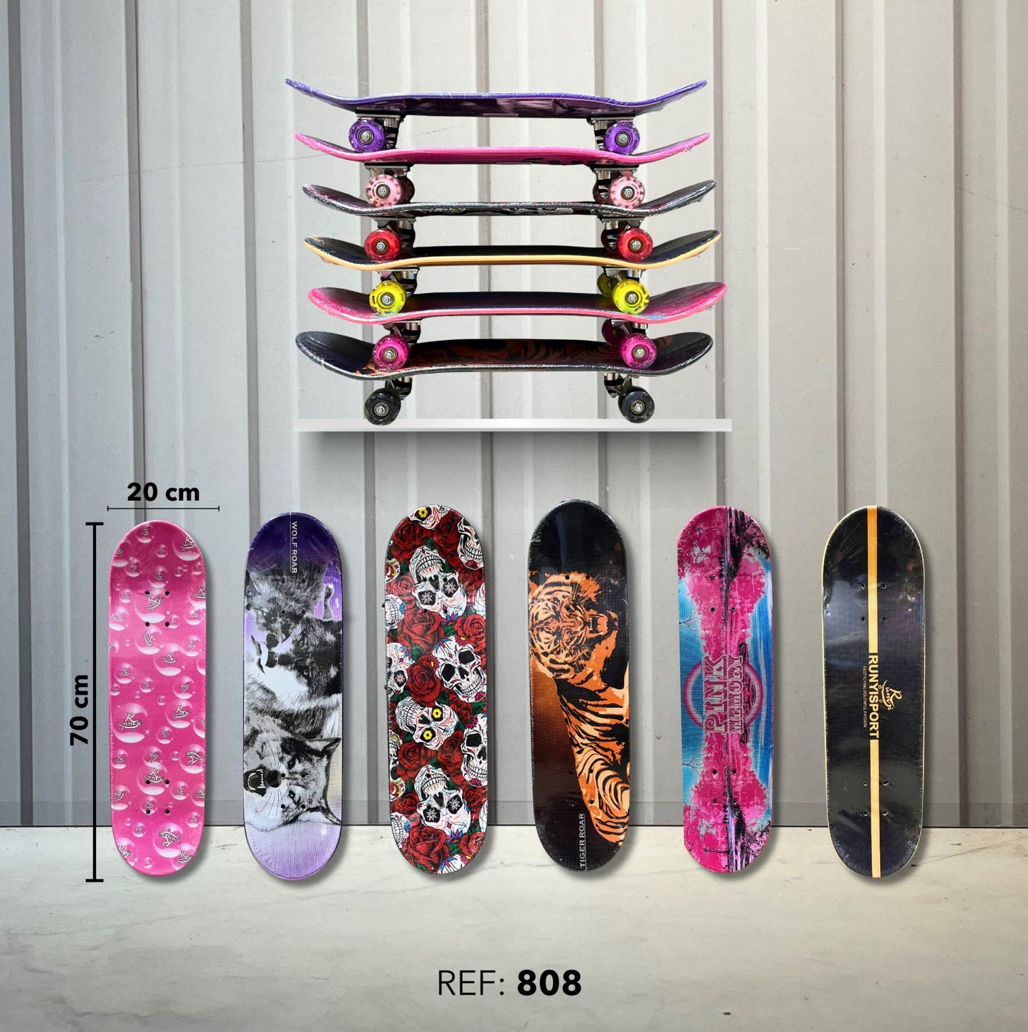 PATINETA DE TABLA FINA 808