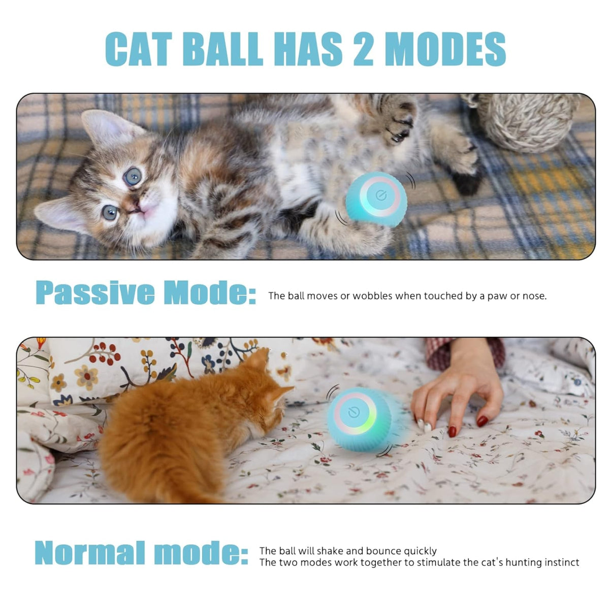 Pelota interactiva Juguete Gato Perro
