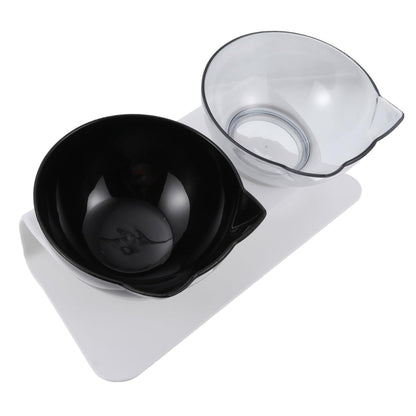 Comedero Mascotas Con Base y Dos Platos