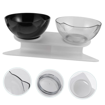 Comedero Mascotas Con Base y Dos Platos