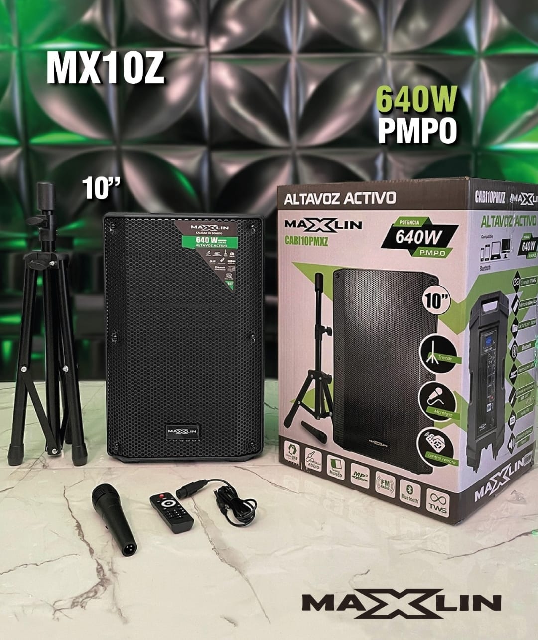 Cabina Maxlin 10” – 320W PEAK