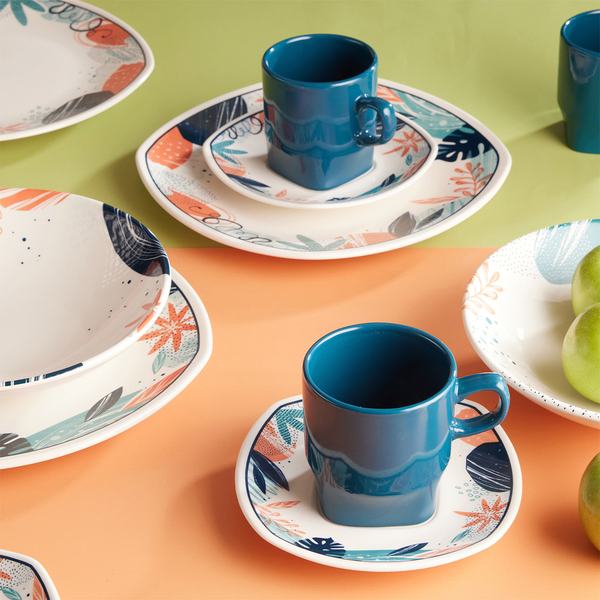 Vajilla Corona Mystic de 16 piezas para 4 puestos