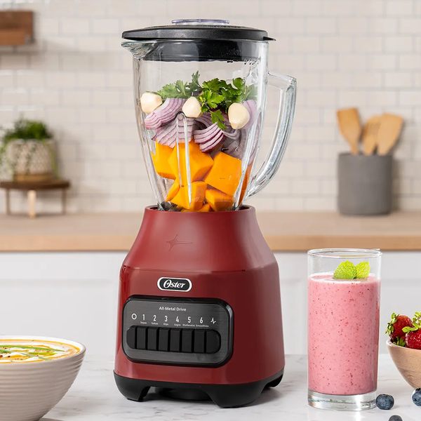 Licuadora Oster® vaso vidrio y 6 veloci
