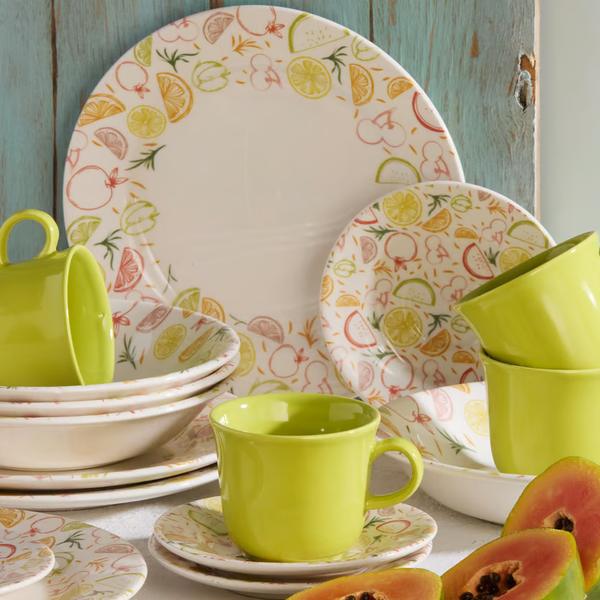 Vajilla Corona Néctar 4 Puestos 16 Piezas