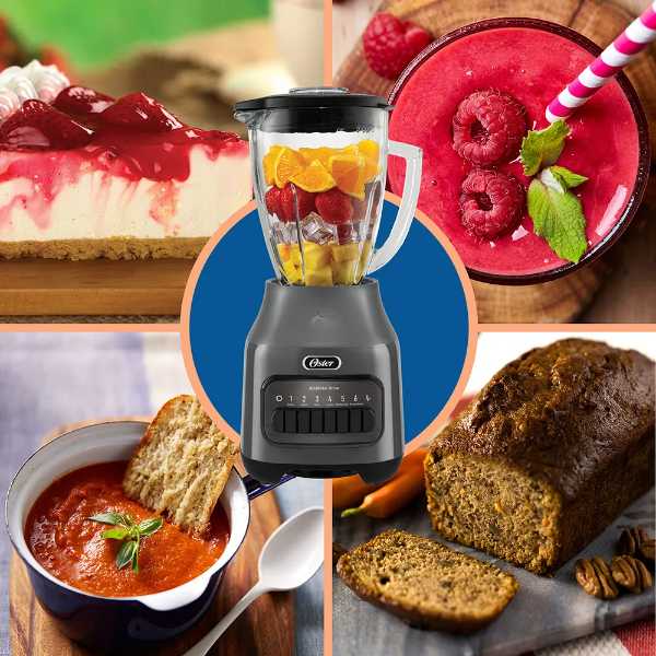 Licuadora Oster® vaso vidrio y 6 veloci