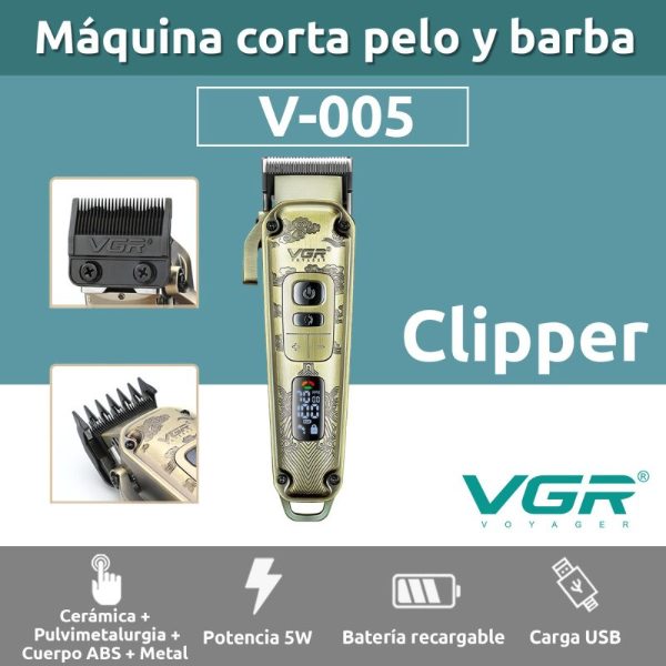 Maquina de Cortar Pelo VGR V-005