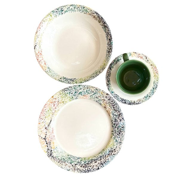 Vajilla Corona Savana 4 Puestos 16 Piezas