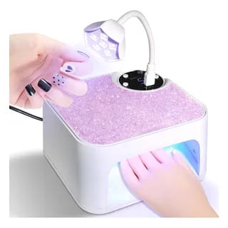 Lampara de uñas con lámpara press on