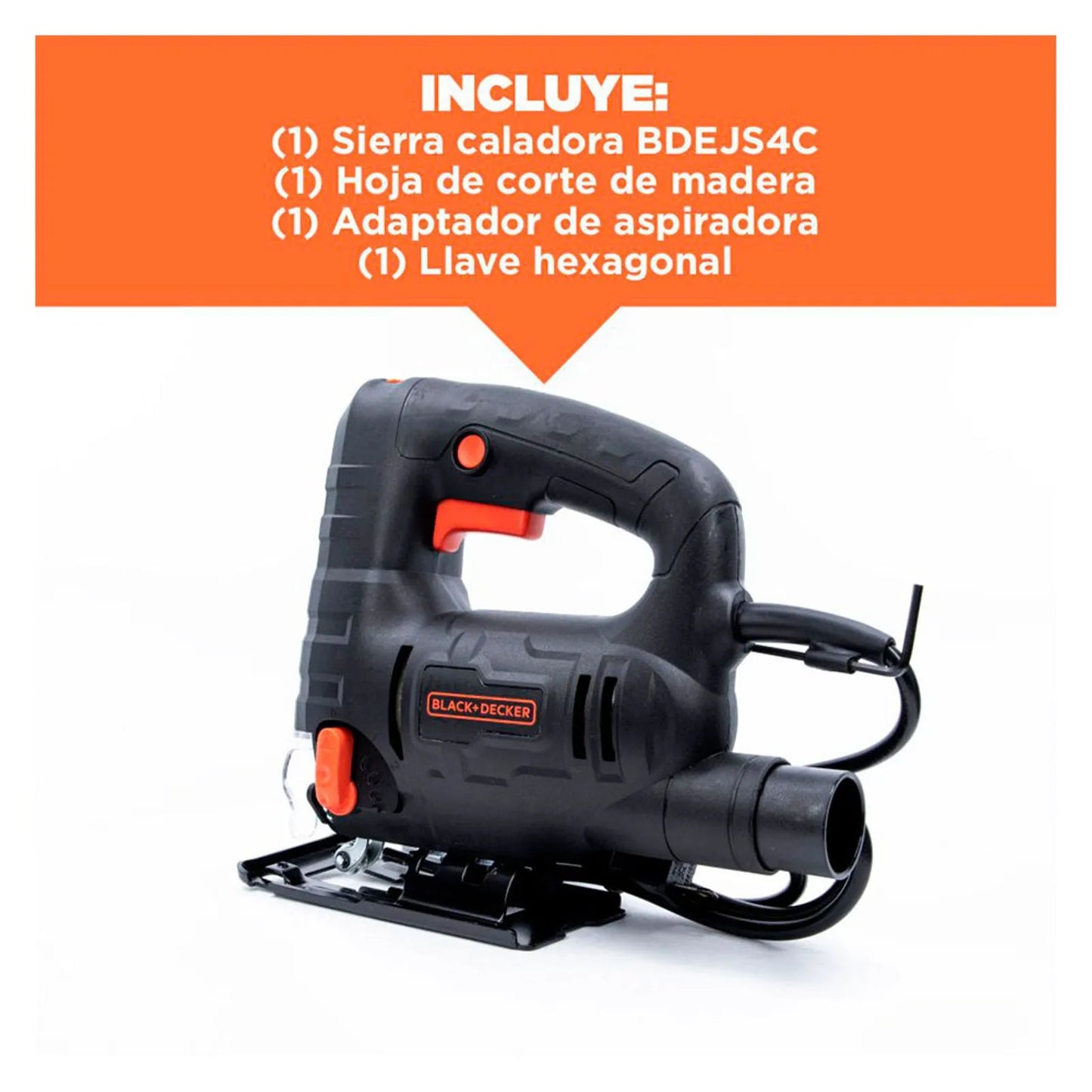 Sierra caladora BDEJS4C 550W 4A Black+Decker