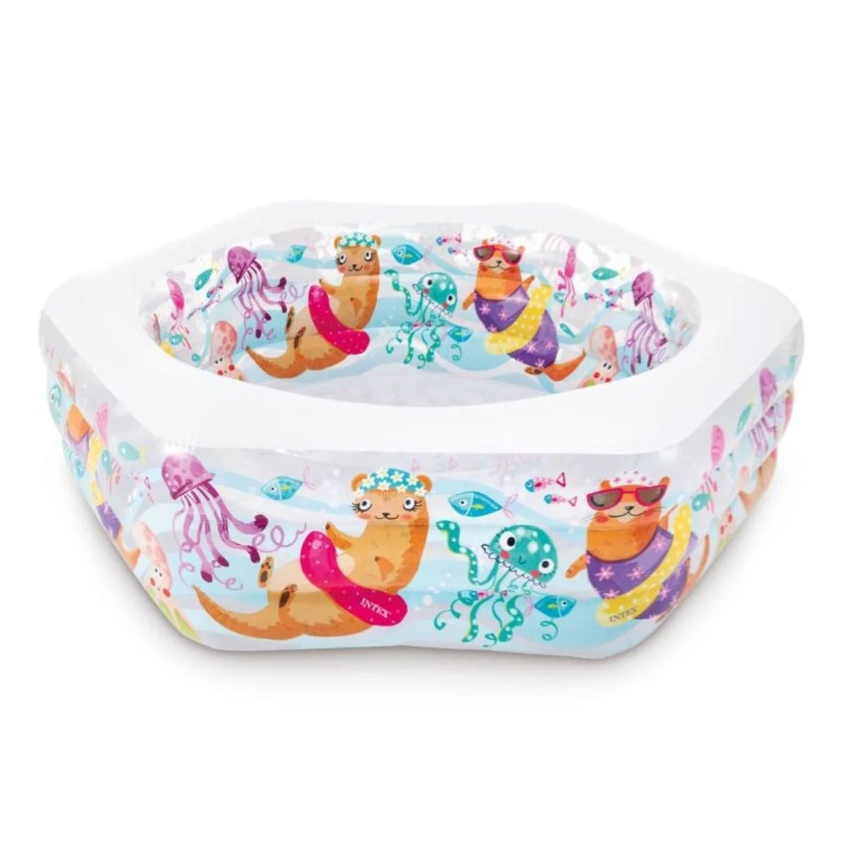 INTEX PISCINA INFL FORMA HEX OCEANO