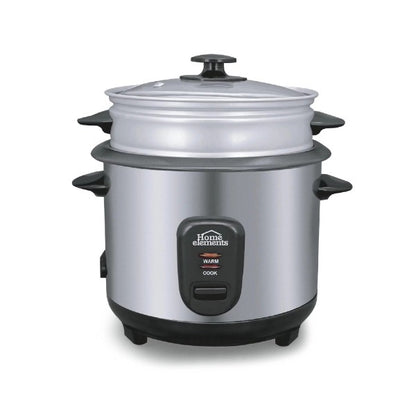 Olla Arrocera 1.8L con Vaporera – Acero Inoxidable