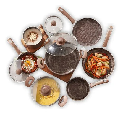 Batería Universal Antiadherente Ámbar 11 piezas