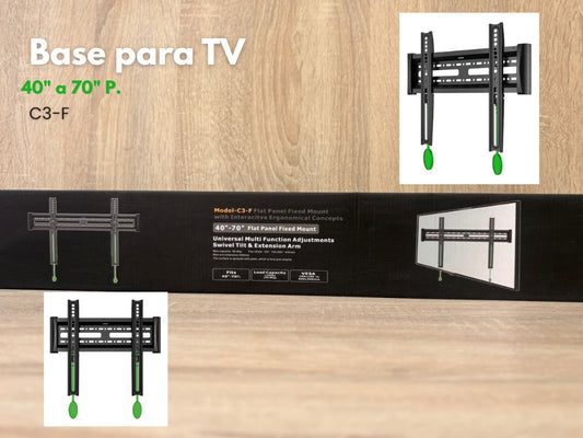 BASE DE TV De 40" a 70 pulgadas