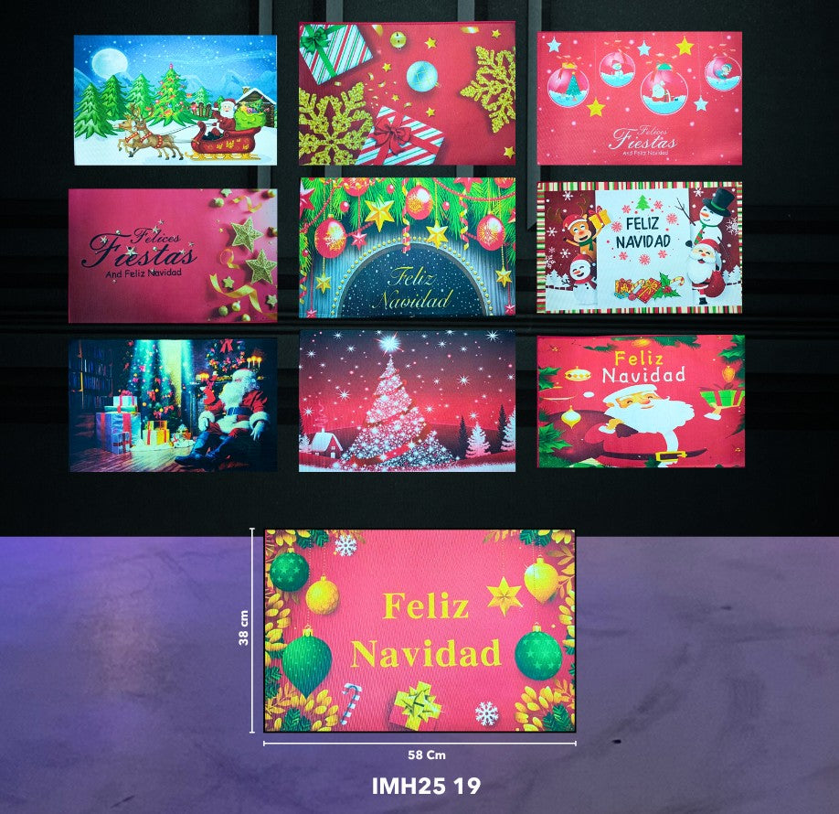 TAPETE CON ESTAMPADO DE NAVIDAD IMH25 19