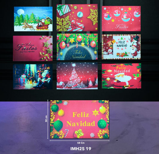 TAPETE CON ESTAMPADO DE NAVIDAD IMH25 19