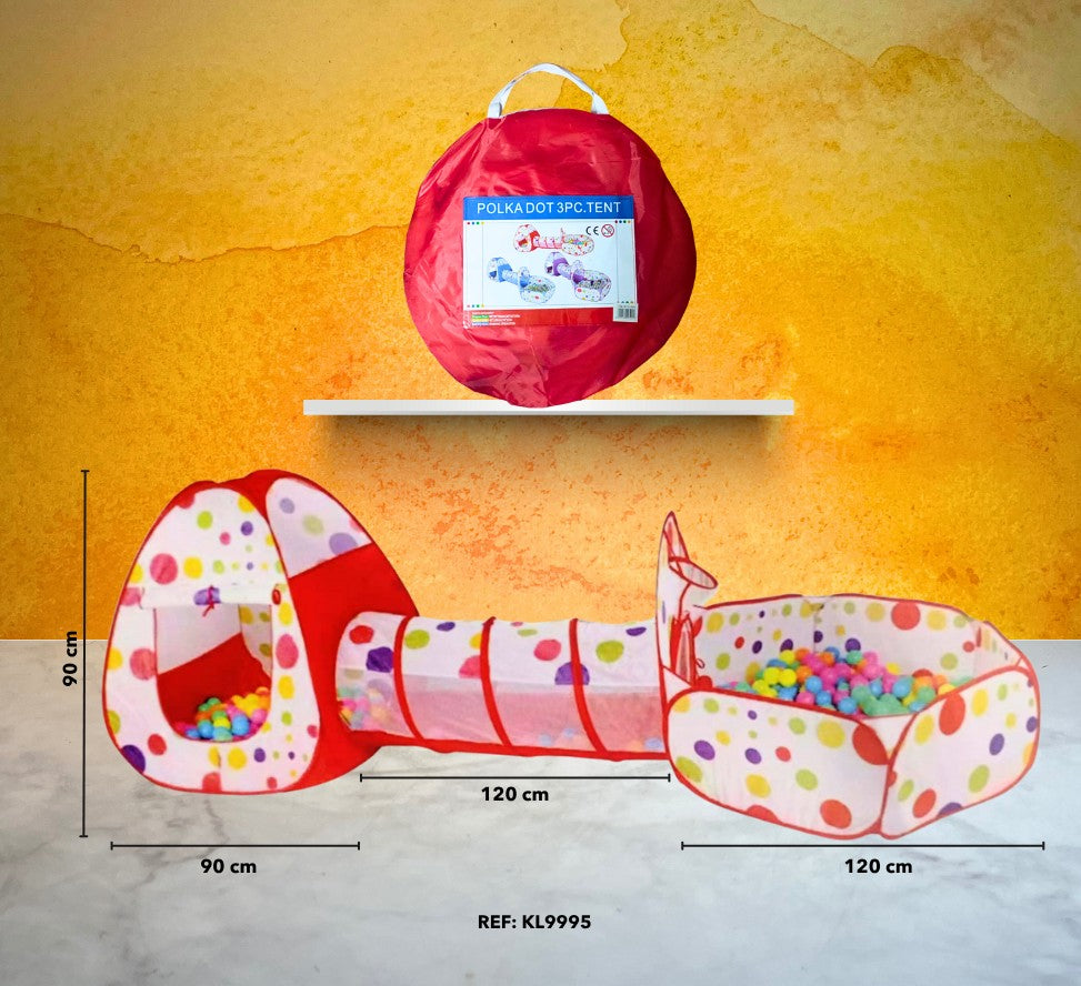 CARPA CASTILLO TÚNEL MEDIANO 3 EN 1 KL9995