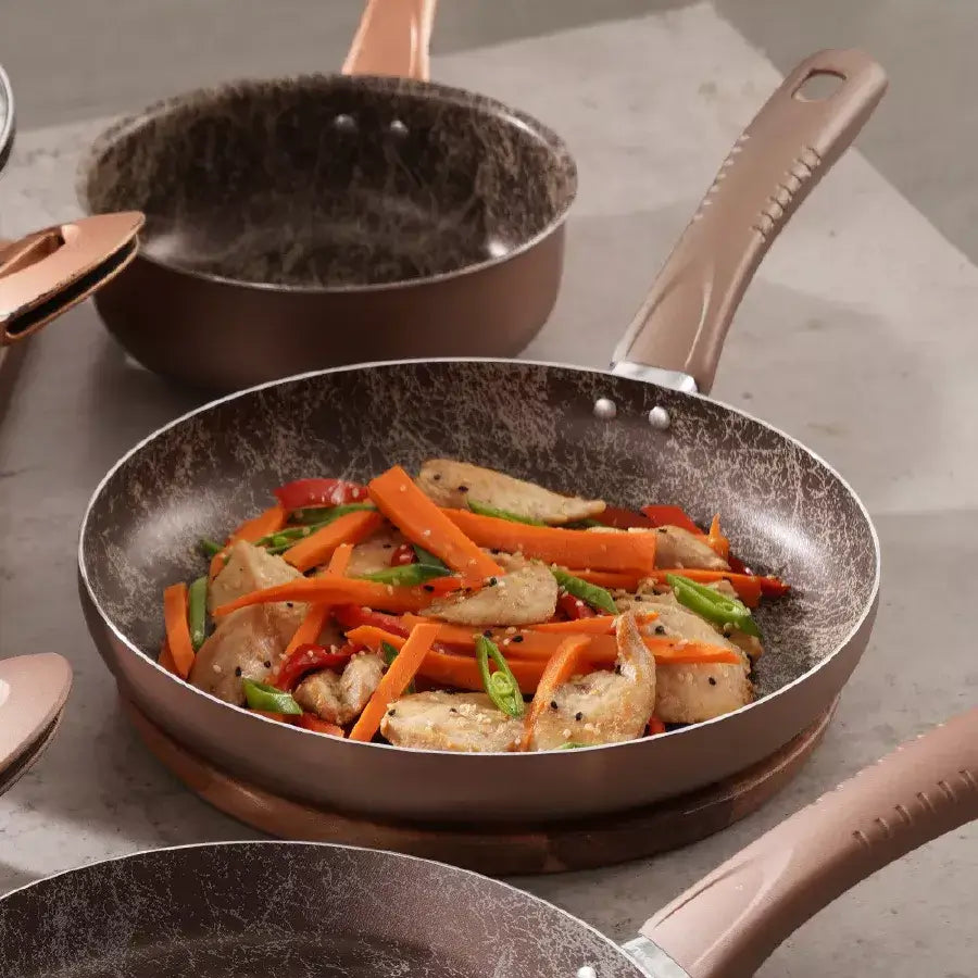 Batería Universal Antiadherente Ámbar 11 piezas