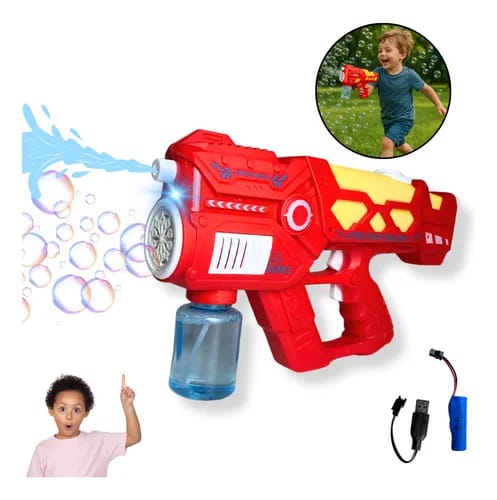 PISTOLA DE AGUA Y BURBUJAS