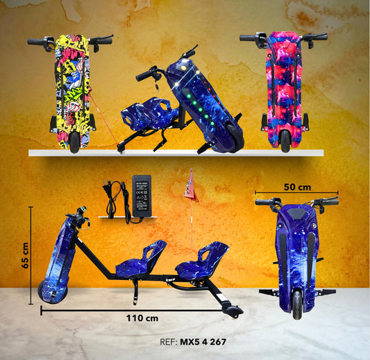 Triciclo eléctrico 2 puestos