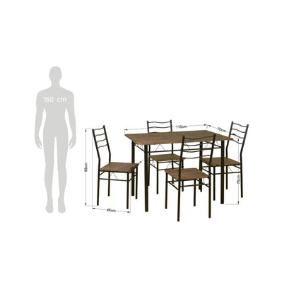 comedor con estilo  Material: 50% Metal / 50% MDF