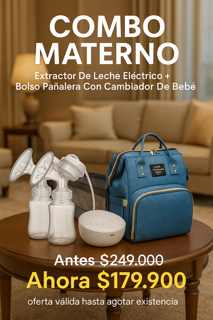 COMBO MATERNO (EXTRACTOR + PAÑALERA)