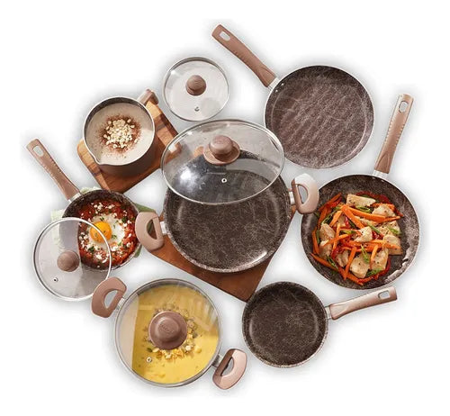 Batería Universal Antiadherente Ámbar 11 piezas