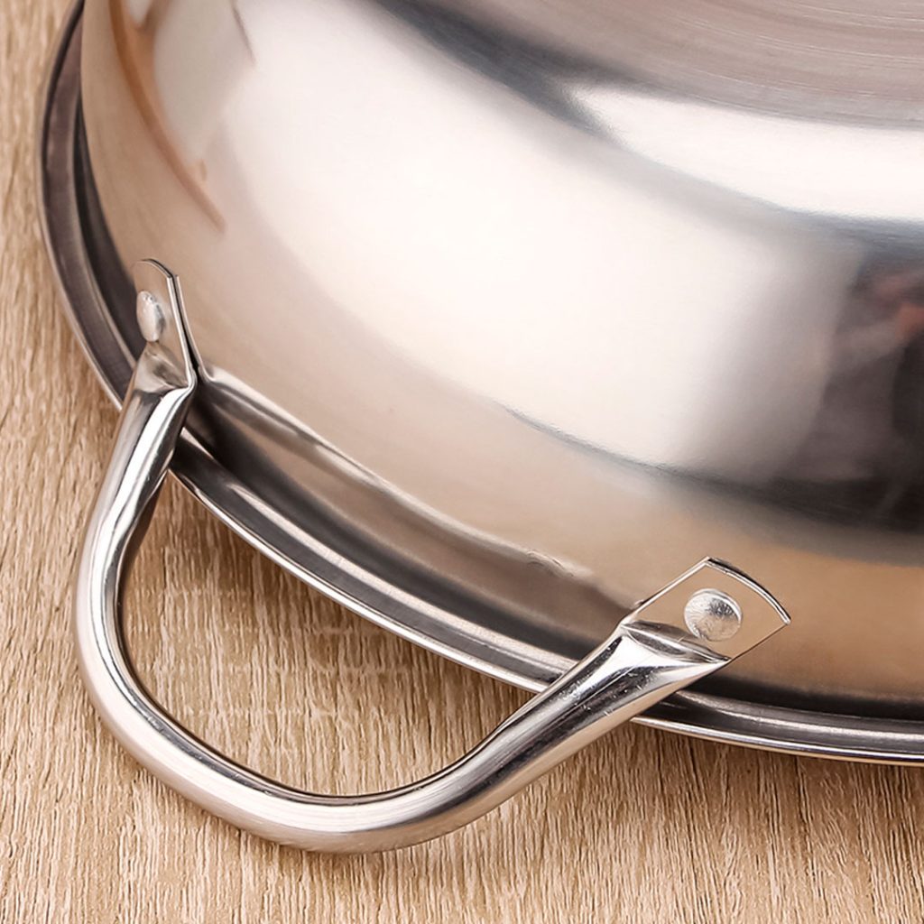 Olla Doble Compartimiento de Acero Inoxidable – 30 cm