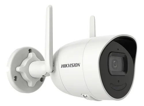 CÁMARA IP TIPO BALA FIJA CON AUDIO PARA EXTERIORES DE 4 MP CONEXIÓN A HIKCONNECT