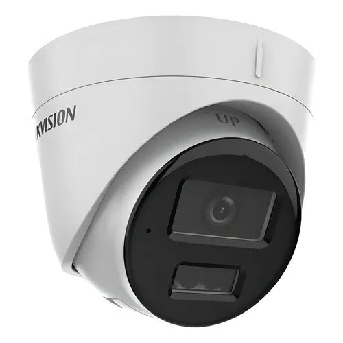 CÁMARA DOMO 2 MP SMART HYBRID LIGHT / LENTE FIJO 2.8/4 MM / IR‑BLANCO 30 M / DETECCIÓN HUM‑VEH / H.265+ / MICRÓFONO / SD 512 GB / IP67