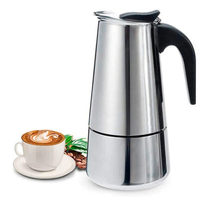 Cafetera Italiana 6 Tazas Acero