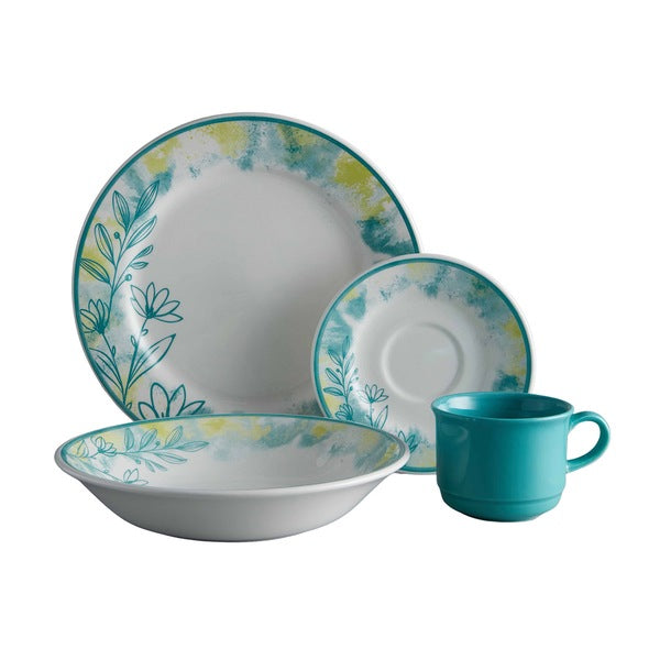 Vajilla Corona Cala 4 Puestos 16 Piezas