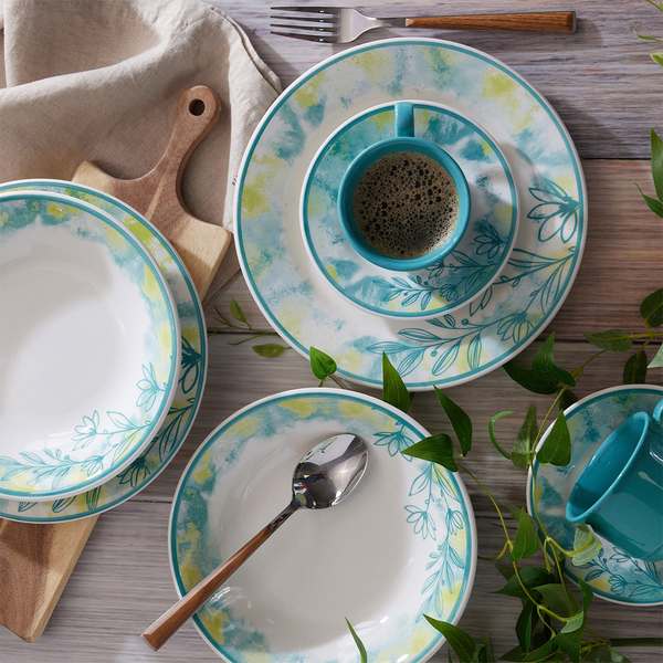 Vajilla Corona Cala 4 Puestos 16 Piezas