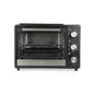 Horno asador Kalley K-MHE18N de 18 L y 1200 W, ideal para hornear, asar y rostizar con eficiencia y rapidez.