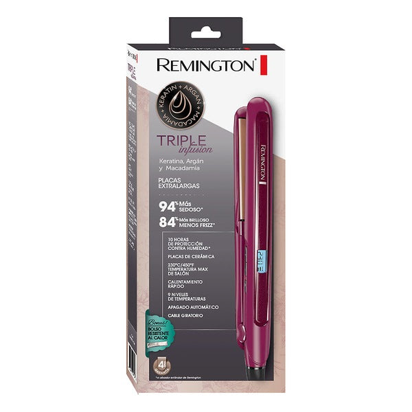 Plancha Remington Triple Infusion