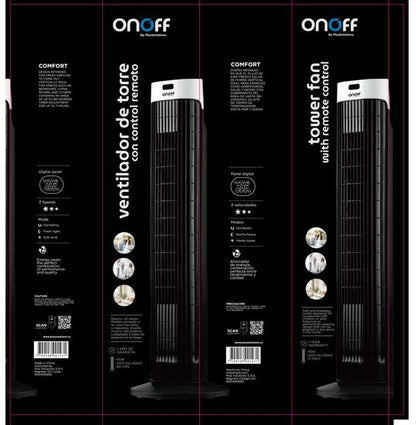 Ventilador de Torre OnOff Ps PLus