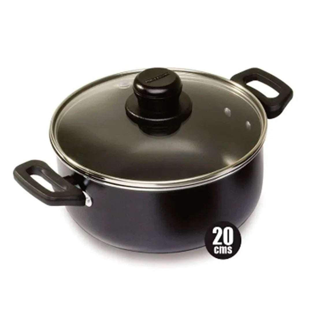 Olla 20 Cm Con tapa de vidrio