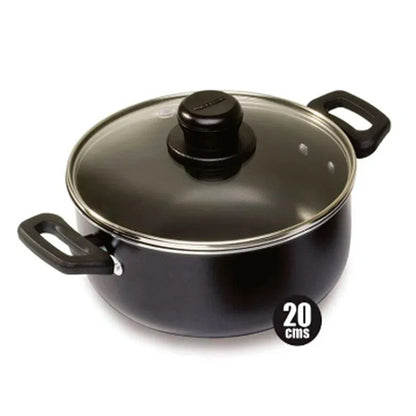 Olla 20 Cm Con tapa de vidrio