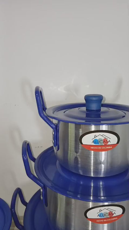 Combo de Ollas + Sartenes + Calderos – 24 Piezas