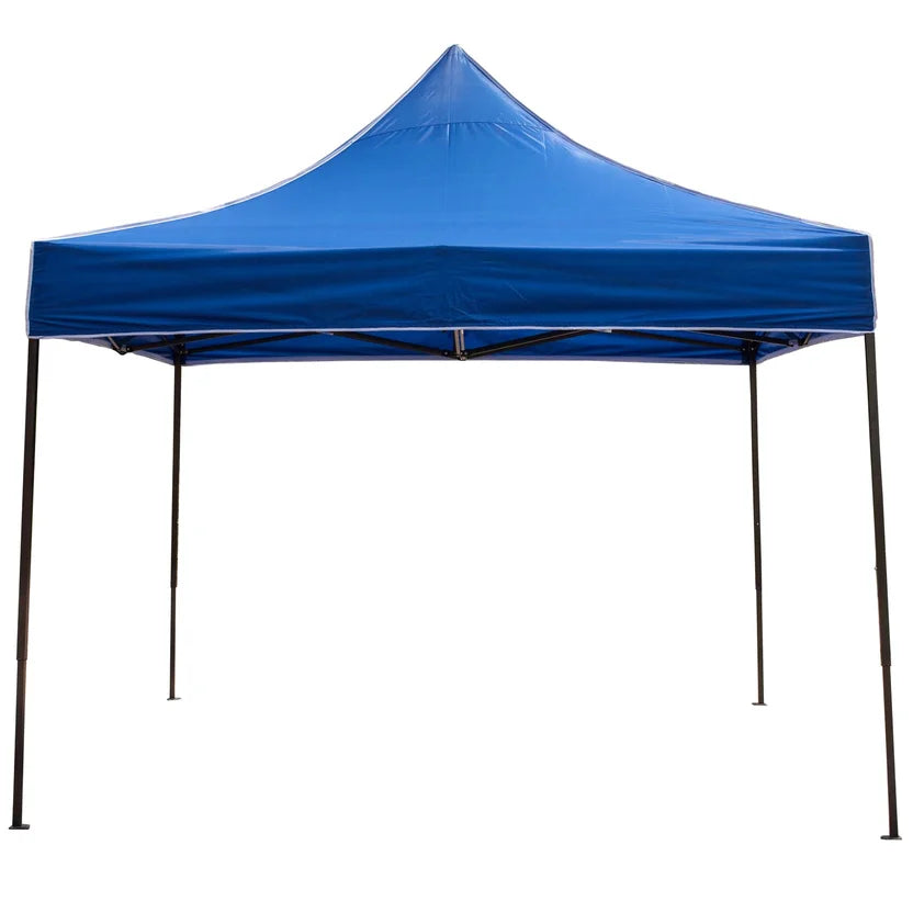 Toldo Plegable Polietileno Azul 300 x 300 cm
