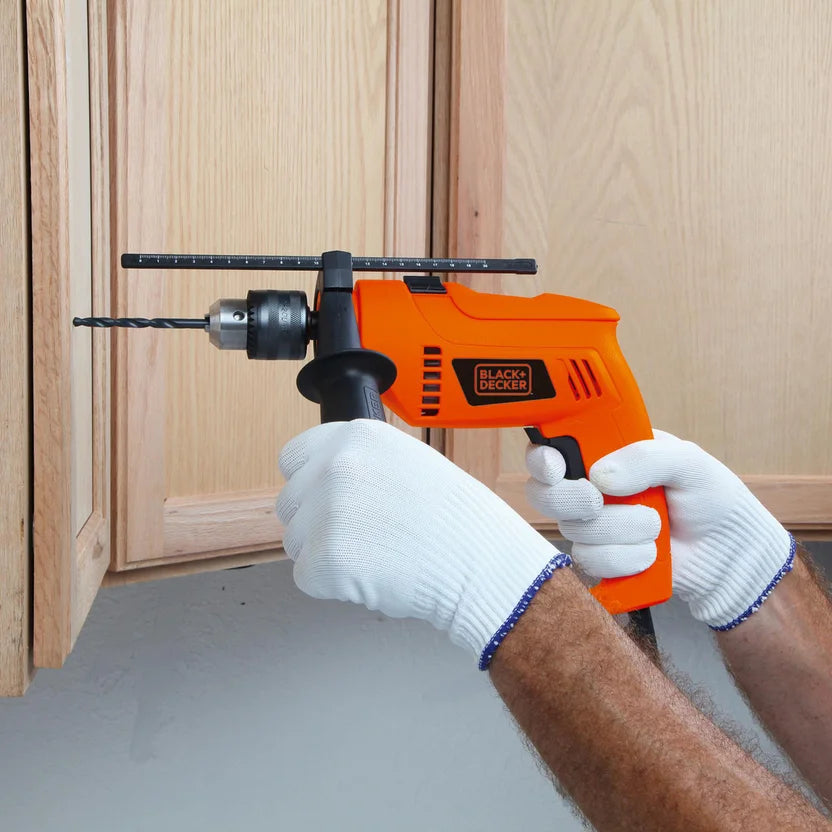 Taladro 1/2 Pulg Percutor 550w 2800rpm Vvr Byd + Clip Strip 6 Brocas Hss Black And Decker