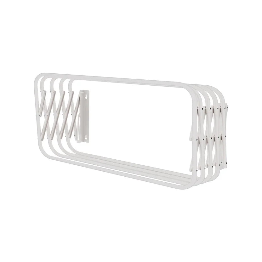 Tendedero Pared Extensible 100x94cm 25kls 9t Blanco