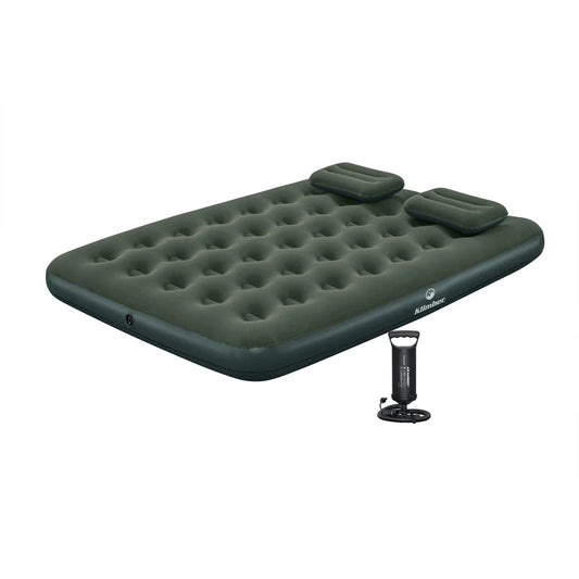 🛏️ Combo Colchón Inflable Doble + 2 Almohadas + Inflador