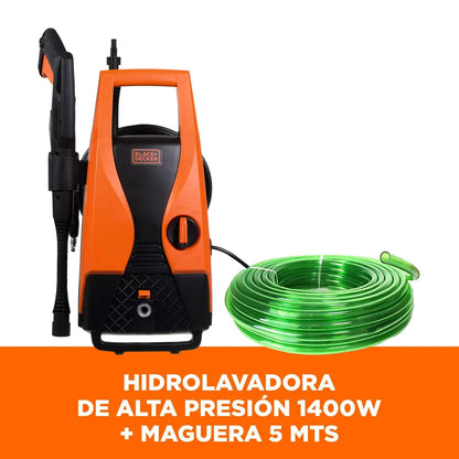 Hidrolavadora 1512psi 7lt/Min + Manguera Black And Decker